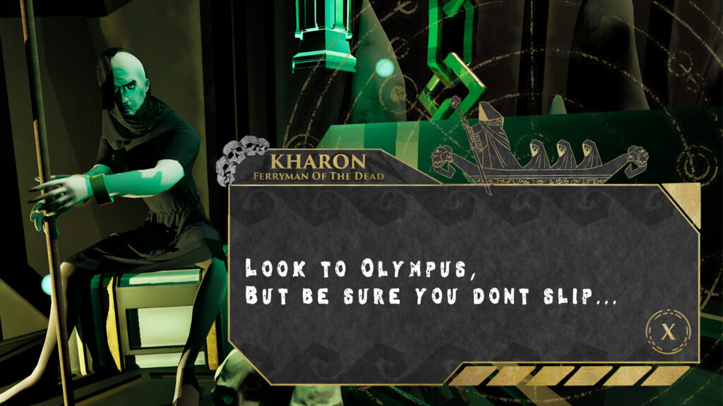 Styx Dialog Screen